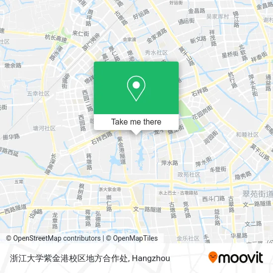 浙江大学紫金港校区地方合作处 map