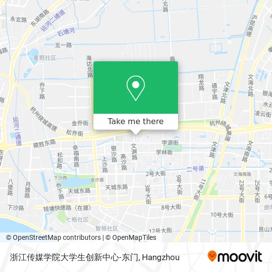 浙江传媒学院大学生创新中心-东门 map