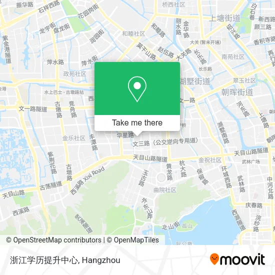 浙江学历提升中心 map