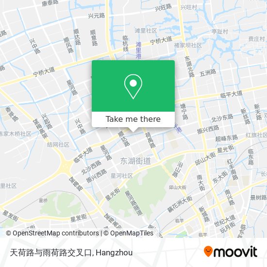 天荷路与雨荷路交叉口 map