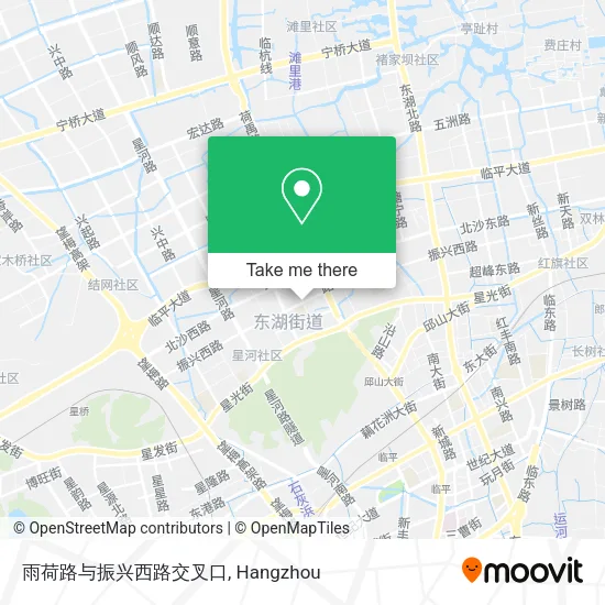 雨荷路与振兴西路交叉口 map