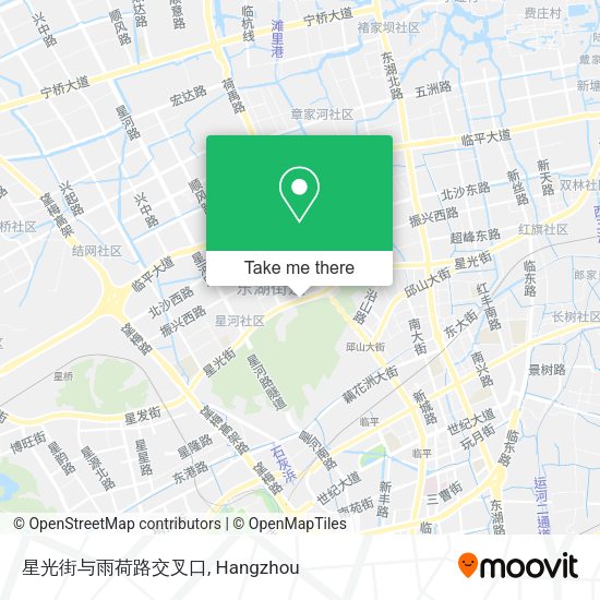 星光街与雨荷路交叉口 map