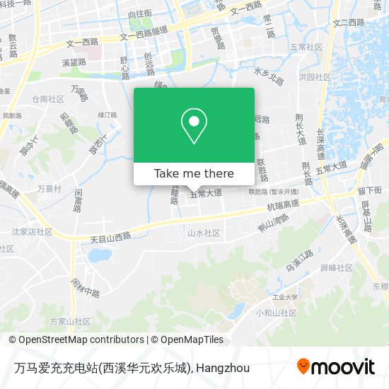 万马爱充充电站(西溪华元欢乐城) map