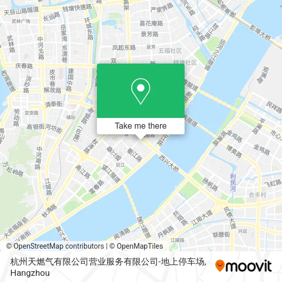 杭州天燃气有限公司营业服务有限公司-地上停车场 map