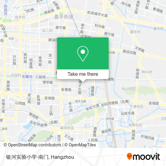 银河实验小学-南门 map