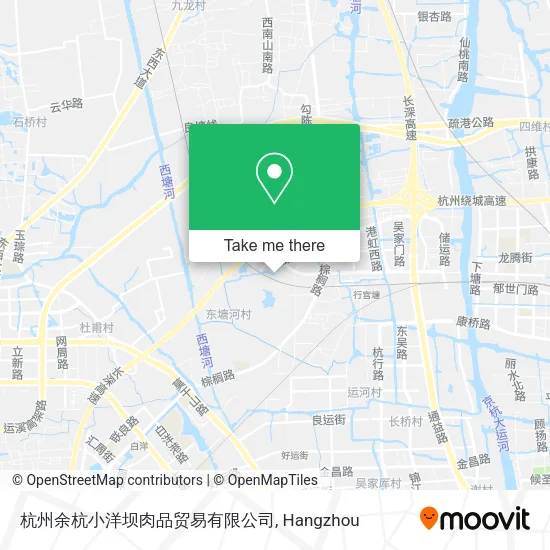 杭州余杭小洋坝肉品贸易有限公司 map