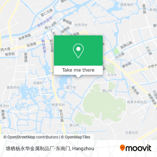 塘栖杨永华金属制品厂-东南门 map