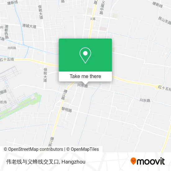 伟老线与义蜂线交叉口 map