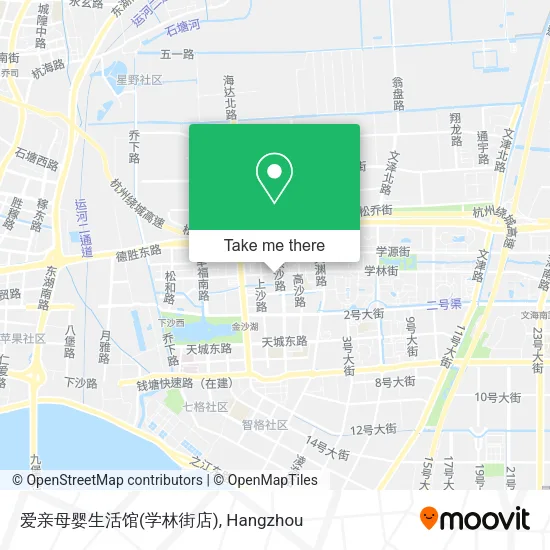 爱亲母婴生活馆(学林街店) map