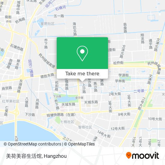 美荷美容生活馆 map
