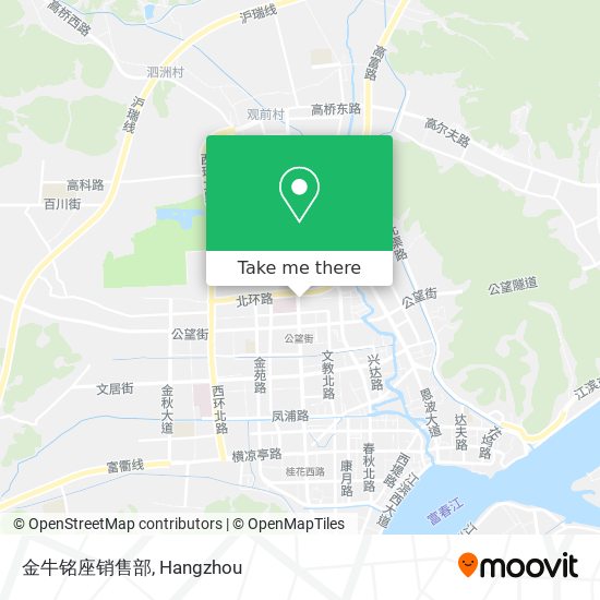 金牛铭座销售部 map