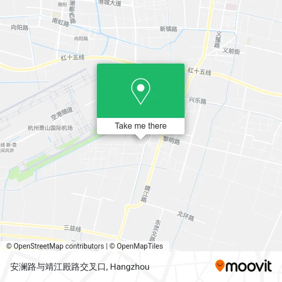 安澜路与靖江殿路交叉口 map