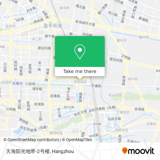 天海阳光地带-2号楼 map