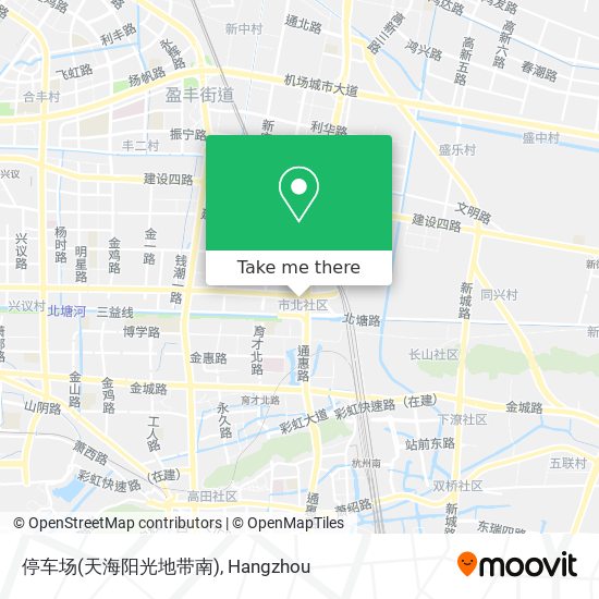 停车场(天海阳光地带南) map