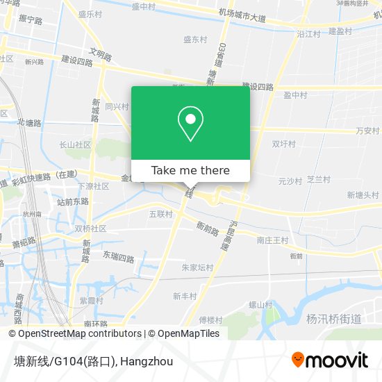 塘新线/G104(路口) map