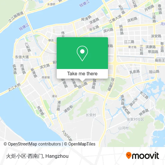 火炬小区-西南门 map