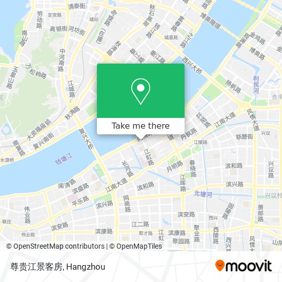 尊贵江景客房 map