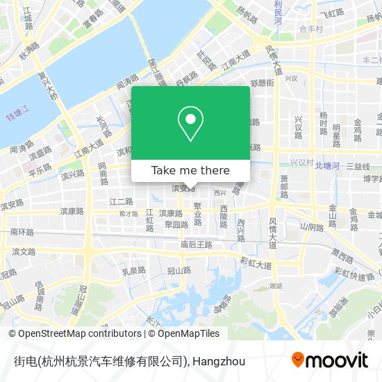 街电(杭州杭景汽车维修有限公司) map