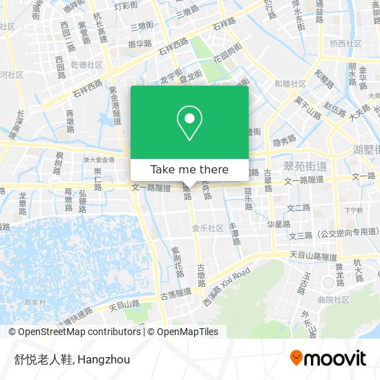 舒悦老人鞋 map