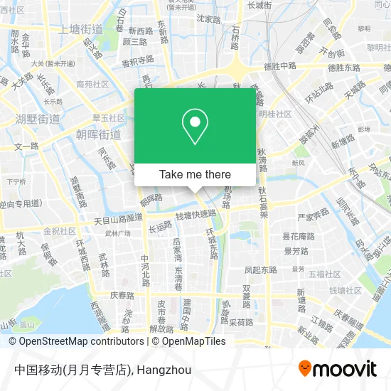 中国移动(月月专营店) map