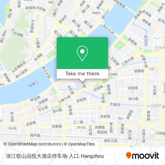 浙江歌山品悦大酒店停车场-入口 map
