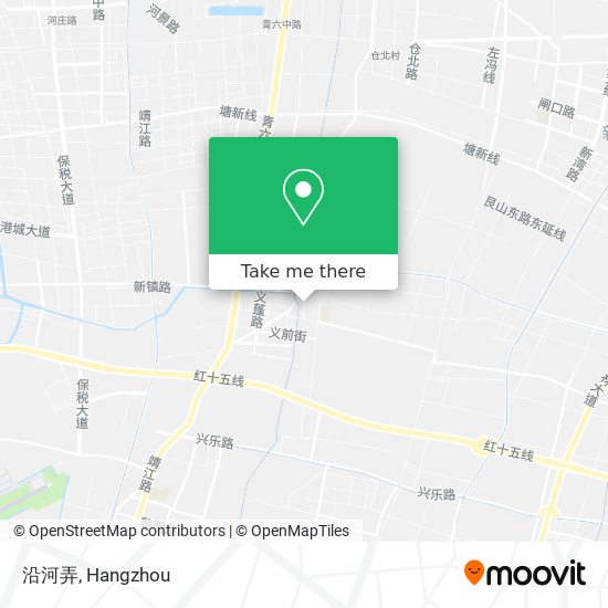 沿河弄 map
