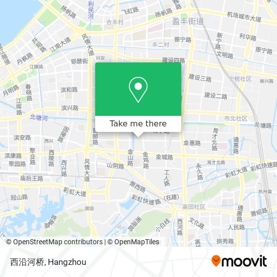 西沿河桥 map