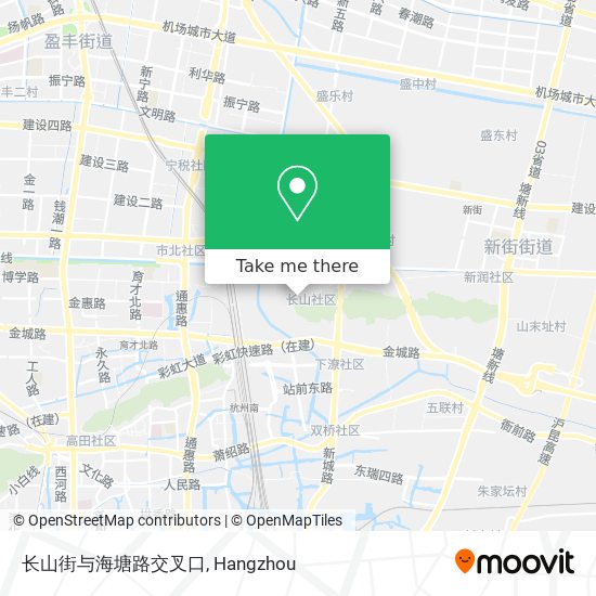 长山街与海塘路交叉口 map