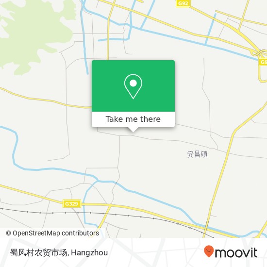 蜀风村农贸市场 map