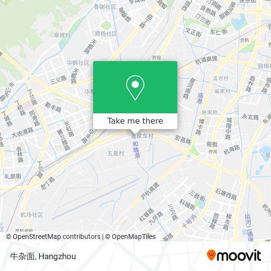 牛杂面 map