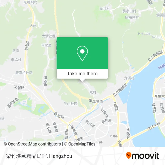 柒竹璞邑精品民宿 map