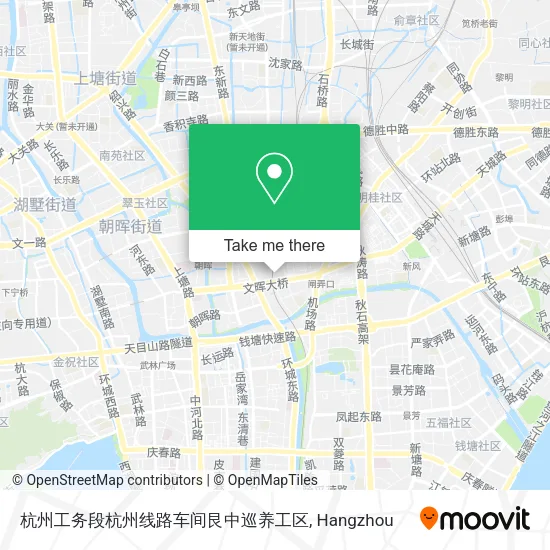 杭州工务段杭州线路车间艮中巡养工区 map