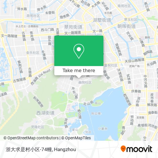 浙大求是村小区-74幢 map