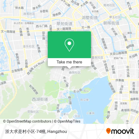 浙大求是村小区-74幢 map