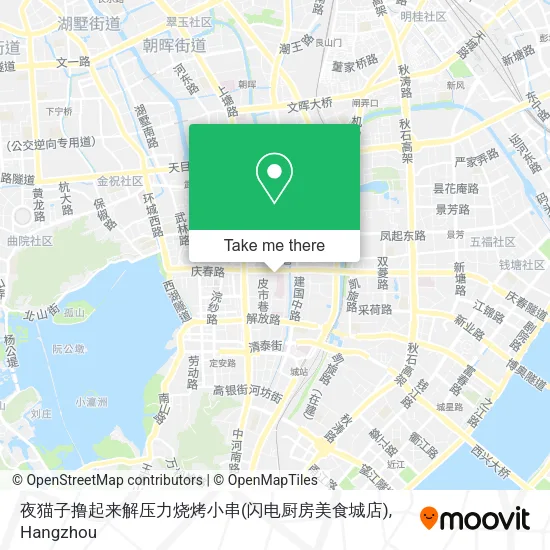 夜猫子撸起来解压力烧烤小串(闪电厨房美食城店) map