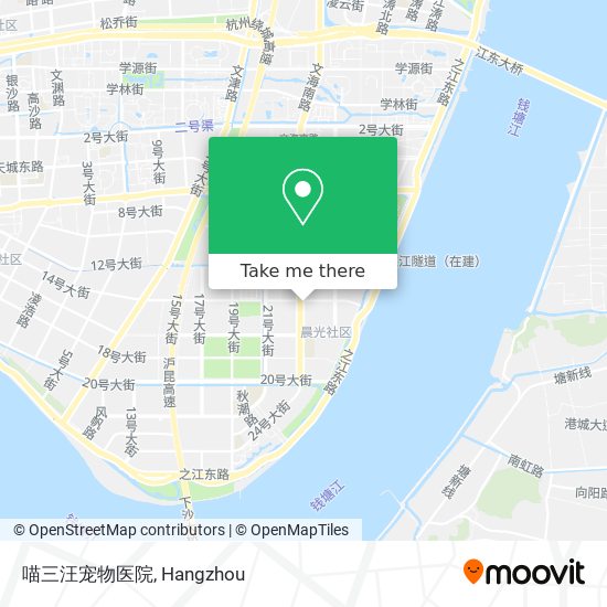 喵三汪宠物医院 map