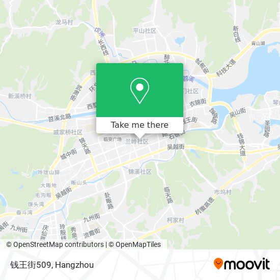 钱王街509 map