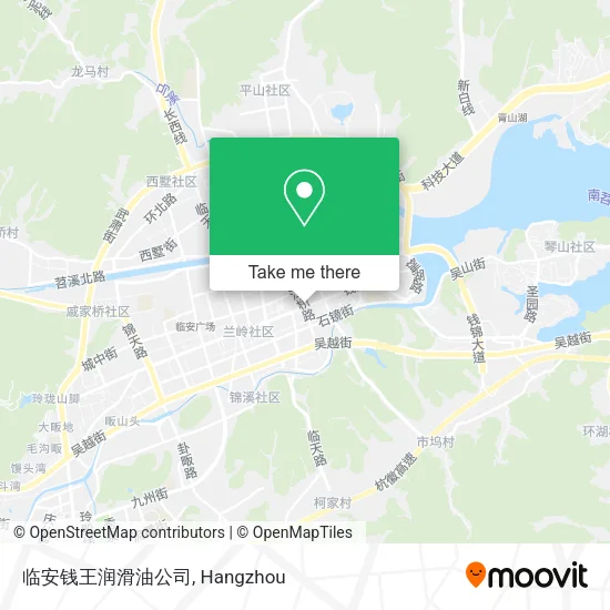 临安钱王润滑油公司 map
