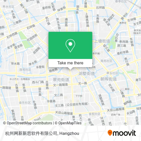 杭州网新新思软件有限公司 map