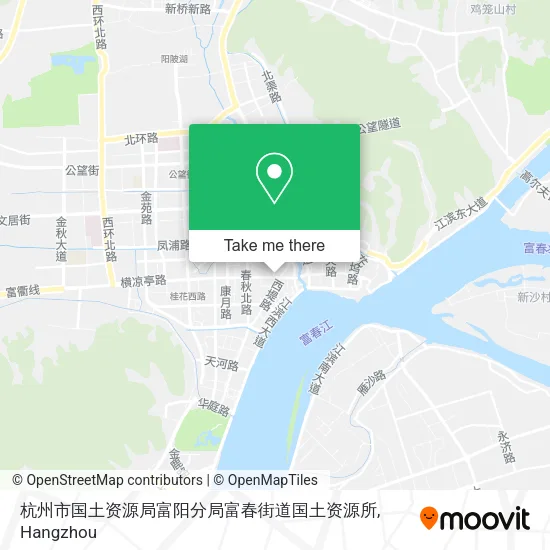 杭州市国土资源局富阳分局富春街道国土资源所 map