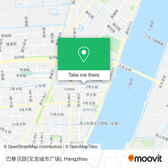 巴黎贝甜(宝龙城市广场) map