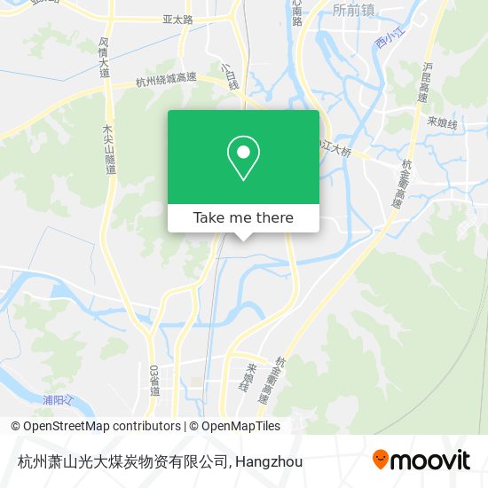 杭州萧山光大煤炭物资有限公司 map