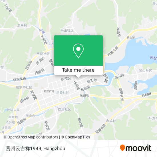 贵州云吉祥1949 map