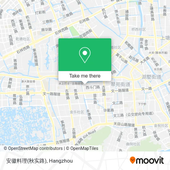 安徽料理(秋实路) map