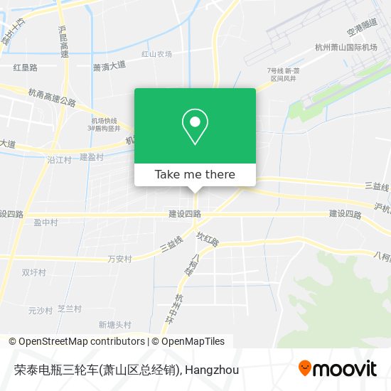 荣泰电瓶三轮车(萧山区总经销) map