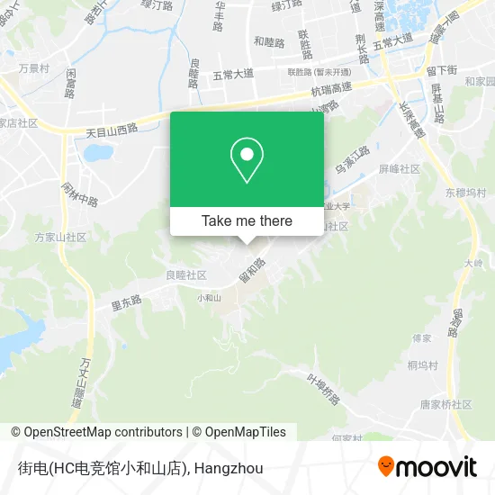 街电(HC电竞馆小和山店) map