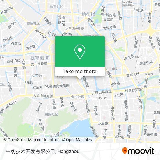 中纺技术开发有限公司 map