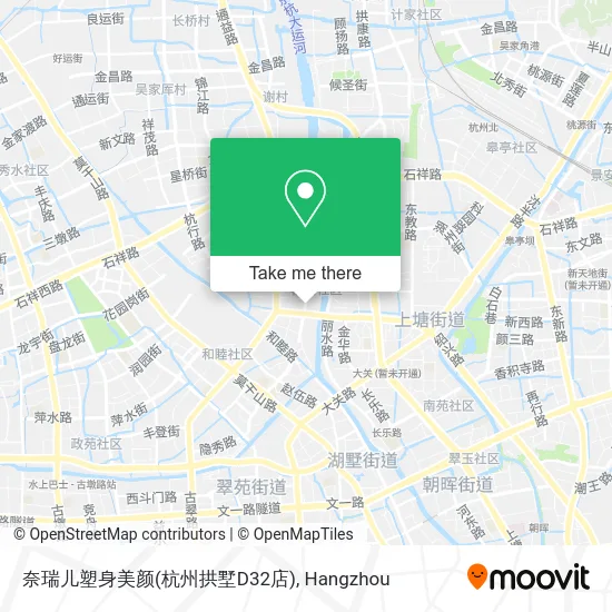 奈瑞儿塑身美颜(杭州拱墅D32店) map