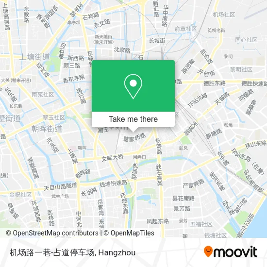 机场路一巷-占道停车场 map