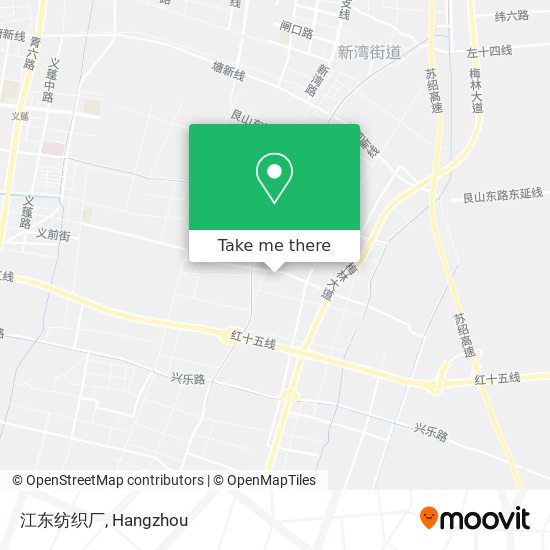 江东纺织厂 map